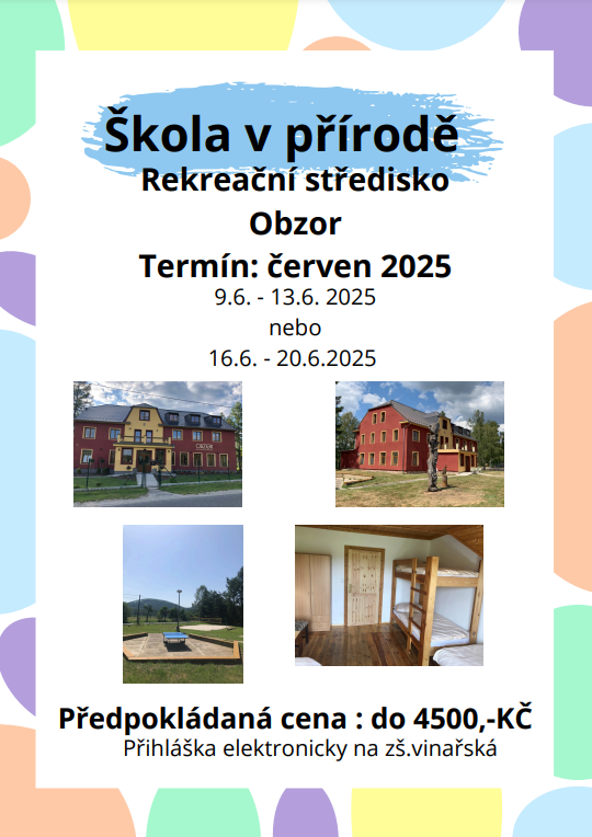 skola v prirode plakat 2024