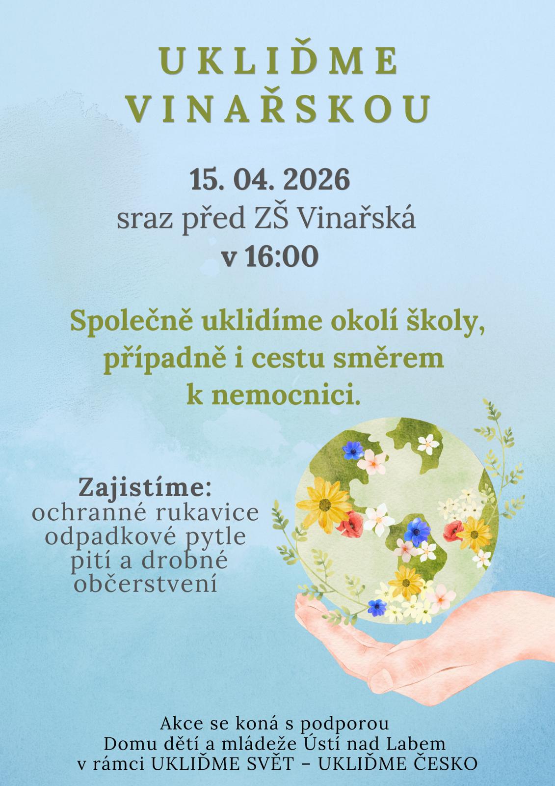 uklidme vinarskou 2026